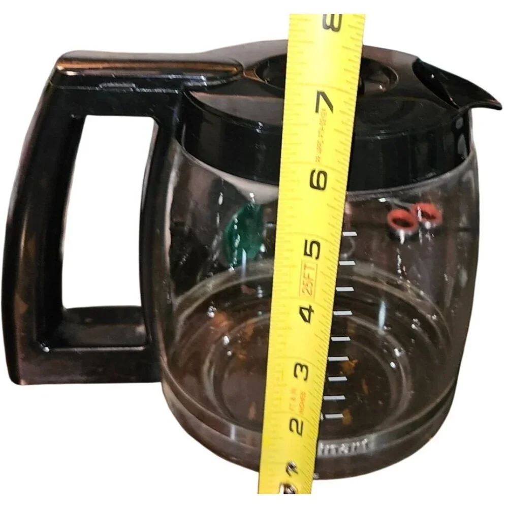 Glass Coffee Pot Cuisinart‎ DCC-1120BKNAS 12 Cups 7